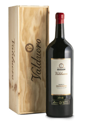 Valduero Reserva 2 Cotas 2018 Selección Especial Barrica tuvino-Membresía la Tenada-Botella de 5 l. Estuche de Madera