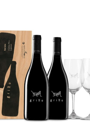 Pack Grillo 2017 0,75 l. + 2 Copas Serigrafiadas