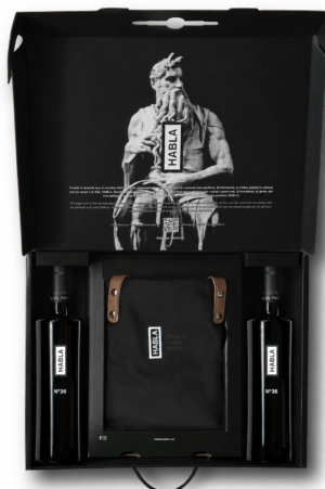 Estuche HABLA Nº 36 2022 Pack 2 Botellas + 1 Delantal