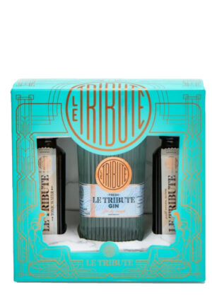 Pack Le Tribute Gin 0,70 l.+2 Botellas de Tónica (Estuche Turquesa)