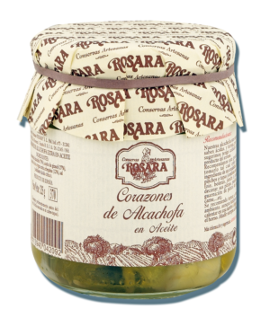 Corazones de alcachofa en aceite