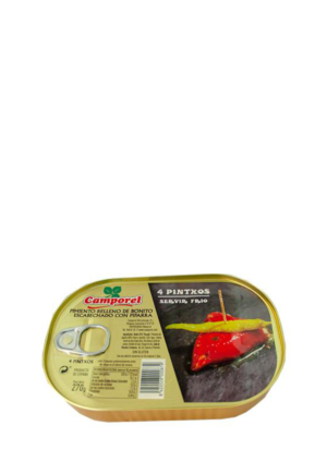 Pimiento del piquillo relleno de bonito y piparra